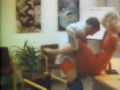 A gorgeous blonde fucks on a copy machine and seduces her employer.